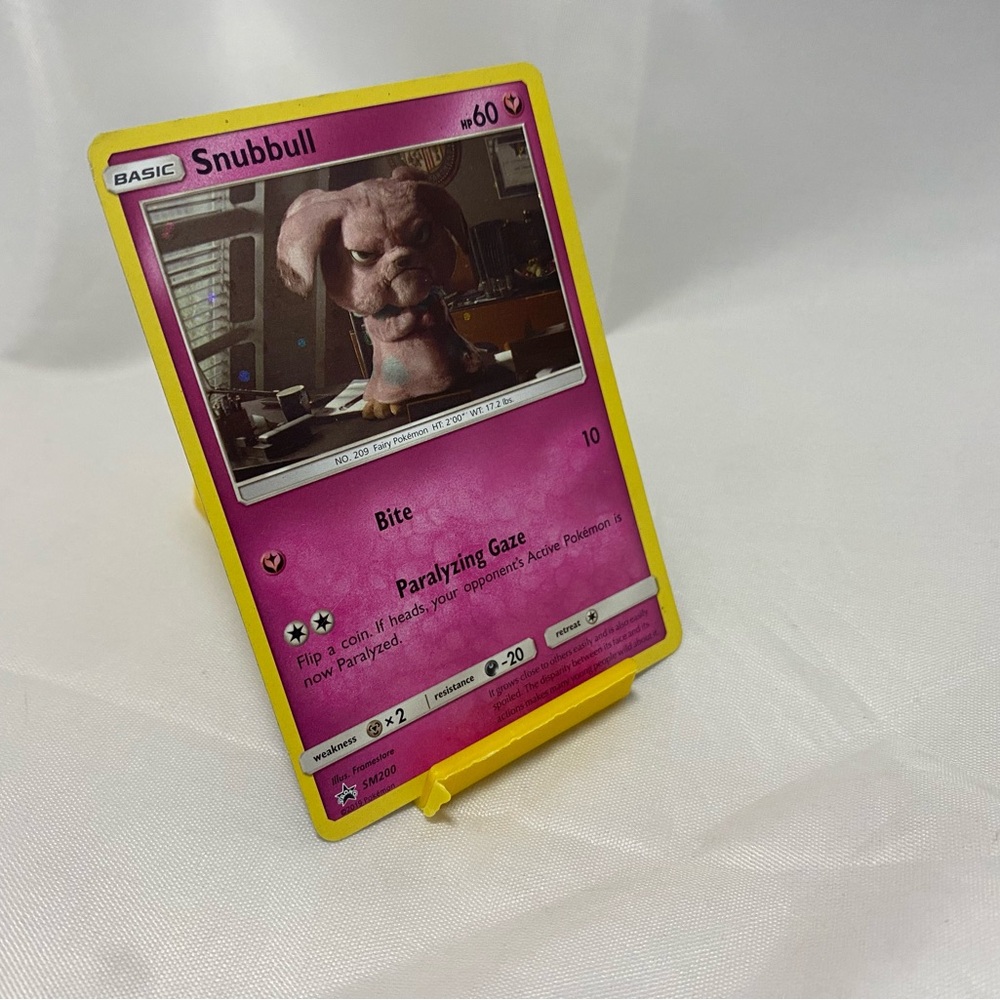Snubbull Cosmos Holo - SM200 Detective Pikachu Promo Holo Pokemon